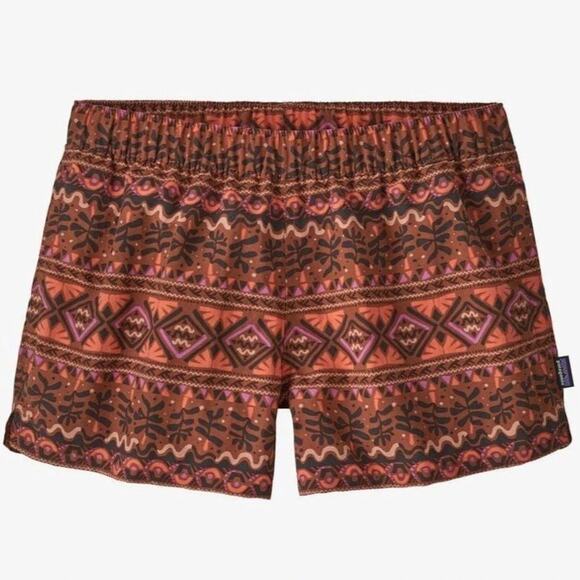 Patagonia Women's Barely Baggies, Mangrove Tiki: Henna Brown - 2.5” Inseam XL - Picture 4 of 14